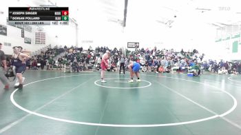 285 lbs Round Of 16 - Joseph Singer, Masuk vs Dorian Pollard, Bloomfield/Weav/EW
