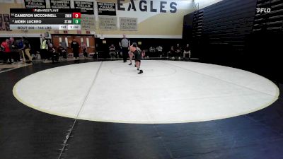 144 lbs Quarterfinal - Cameron McConnell, South Windsor vs Aiden Lucero, Stamford