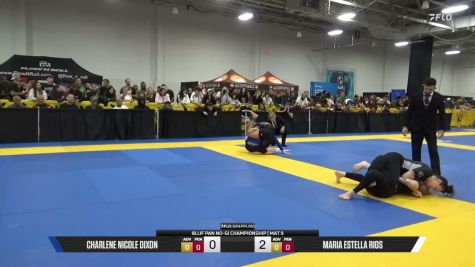 Maria Estella Rios vs Charlene Nicole Dixon 2026 Pan IBJJF Jiu-Jitsu No-Gi Championship
