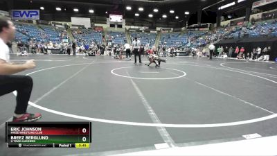 55 lbs Cons. Round 5 - Eric Johnson, Maize Wrestling Club vs Breez Berglund, U Town Hammers