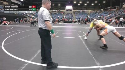 184 lbs Quarterfinal - Luke Hancock, University Of Saint Mary (KS) vs Jaxon Trotter, Cowley College