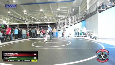 49 lbs Cons. Semi - Colt Correll, Jayhawk vs Victor Frayre, Alpha Academy