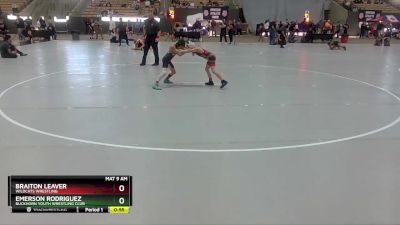 70 lbs Cons. Round 4 - Braiton Leaver, Wildcats Wrestling vs Emerson Rodriguez, Buckhorn Youth Wrestling Club