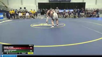 285 lbs Semifinals (4 Team) - Tate McCauley, Tioga Sr HS vs David Stein, Falconer-Cassadaga Valley