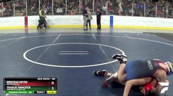 130 lbs Cons. Round 2 - Teague Hancock, Shamrock Select WC vs Kristian Keyes, Mid Mitten WC