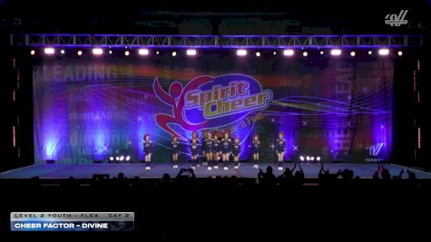 Cheer Factor - DIVINE [2026 L2 Youth - Flex Day 2] 2026 Spirit Cheer Grand Nationals