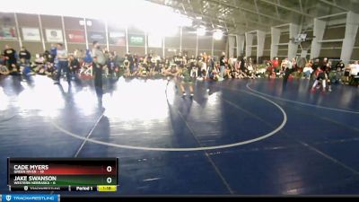 78 lbs Round 3 (4 Team) - Jake Swanson, Western Nebraska vs Cade Myers, Green River