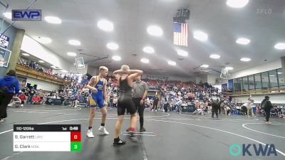 110-120 lbs 3rd Place - Beau Garrett, Little Axe Takedown Club vs Gunner Clark, Noble Takedown Club