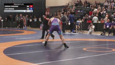 79kg Round 1 - Jordan Osborne, Kingston Wrestling Club vs Loki Bigras, London-Western Wrestling Club