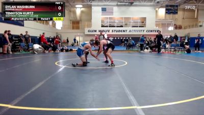 157 lbs Cons. Round 3 - Tennyson Kurtz, Southeast Community College vs Dylan Washburn, Missouri Valley