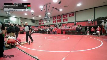132 lbs Consi Of 4 - Mavrick Williams, Kiefer High School vs Blain Boles, Tulsa Union