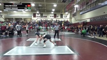 110 lbs Quarterfinal - Ainsley Hemann, Osage vs Evalynn Karam, Iowa City Liberty