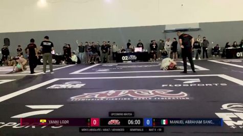 Yanni Loor vs Manuel Abraham Sanchez Perez 2025 ADCC Guadalajara Open