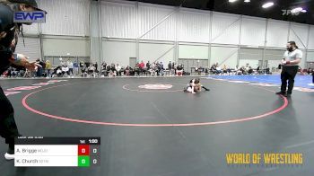 45 lbs Rr Rnd 3 - Adria Brigge, MOJO Girls vs Kenslee Church, Sisters On The Mat Teal