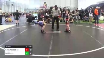 56 lbs Rr Rnd 1 - Teagan Van A Ebbed, Socal Grappling Club vs Weston Ekle, Pride WC