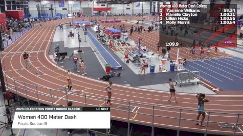 Women's 400m, Finals 9