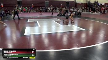 115 lbs Round 2 - Alissa Sanchez, West Liberty vs Ella Kennett, Independence