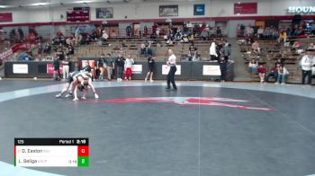 125 lbs Quarterfinal - Devin Easton, Glenville State vs Logan Seliga, UNC-Pembroke