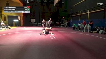 150 lbs 15th Place Match - Bryce Naber, Xavier, Cedar Rapids vs Jadyn Bevans, Solon
