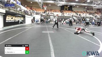 92-96 lbs Consolation - Xander Earp, Chandler Takedown Club vs Asher Barcelo, Elgin Wrestling