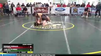 138 lbs Champ. Round 1 - Dominic Morales, San Clemente vs Carlos Fajardo, Laguna Hills