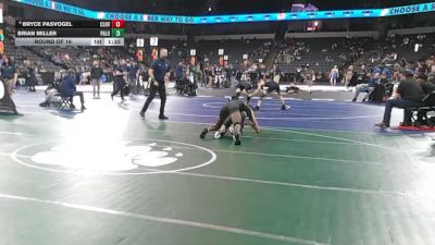 132 lbs Round Of 16 - Bryce Pasvogel, Clovis North (CS) vs Brian Miller, Palo Alto (CC)