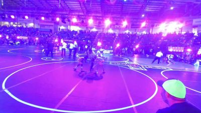 66 lbs Round Of 16 - Nova Wright, No Team vs Bailey Loomis, Nebraska Elite