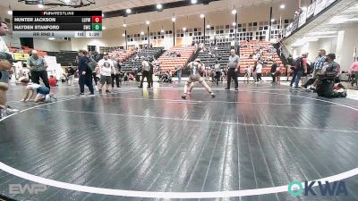 96 lbs Rr Rnd 5 - Hunter Jackson, Locust Grove Youth Wrestling vs Hayden Stanford, Salina Wrestling Club