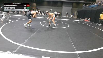 174 lbs Quarterfinal - Honor Trevino, Wayland Baptist (Texas) vs Brannigan Reyes, Cowley College