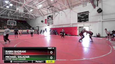 197 lbs Cons. Round 2 - Rabih Badrani, Palomar College vs Michael Salazar, Victor Valley College