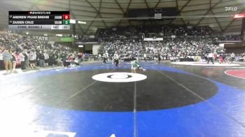 Boys 4A 132 lbs Cons. Round 2 - Andrew Pham Brehm, Juanita vs Zaiden Cruz, Skyline