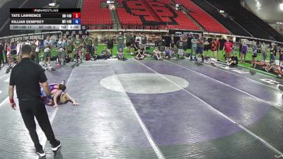 105 lbs Tate Lawrence, Oregon 14U Boys vs Killian Dempsey, Montana 14U Boys