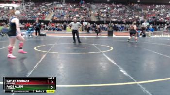 138 lbs Champ. Round 3 - Kaylee Apodaca, Columbia vs Paige Allen, LaGrande