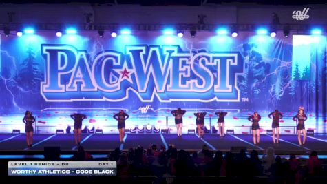 Worthy Athletics - CODE BLACK [2026 L1 Senior - D2 Day 1] 2026 PacWest Grand Nationals