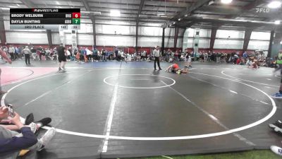 3rd Place - Brody Welburn, Bristol vs Dayln Bunting, Asbury Park