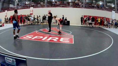 97 kg 3rd Place Match - Mason Christian, Hilltopper Wrestling Club vs Massoma Endene, Burg Training Center