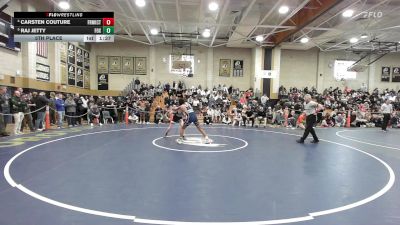 120 lbs 5th Place - Carsten Couture, Franklin County vs Raj Jetty, Foxborough