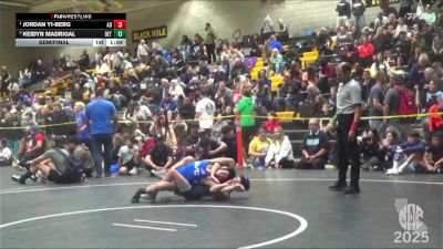 95 lbs Semifinal - Jordan Yi-Berg, Alpha Dawg vs Keidyn Madrigal, Dethrone