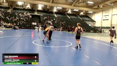 120 lbs Round 3 (16 Team) - Max Brummer, Gretna East vs Dominic Molina, Kearney Catholic