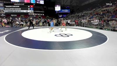 144 lbs Cons. Sub-rd Of 64 - Orrin Kuehn, NE vs Michael Fischer, NC