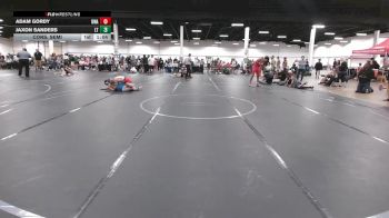 92-96 lbs Cons. Semi - Jaxon Sanders, Lost Tribe vs Adam Gordy, Unattached