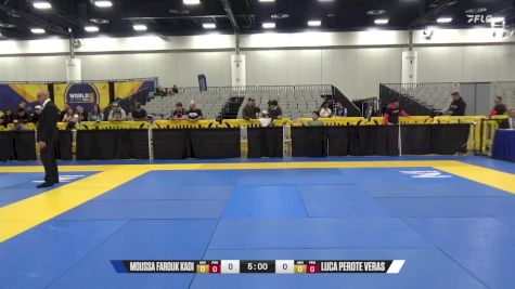 Luca Perote Veras vs Moussa Farouk Kadi 2024 World IBJJF Jiu-Jitsu No-Gi Championship