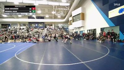 126 lbs Cons. Round 2 - Dane Johansen, Mountain Crest vs Wendell Maw, Fremont