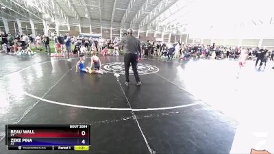 62 lbs Quarterfinal - Beau Wall, UT vs Zeke Pina, AZ