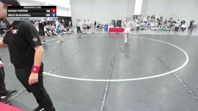 150 lbs Kozad Porter, Team Wyoming Black vs Helo Blackwell, California Silver