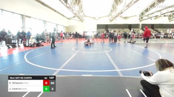 131 lbs Rr Rnd 6 - Riker OHearon, Mat Assassins Black vs Jacob Inserra, Red Nose WC