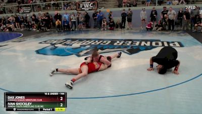 144 lbs 3rd Place Match - Ivan Shockley, Juneau Youth Wrestling Club Inc. vs Dax Jones, Chugach Eagles Wrestling Club