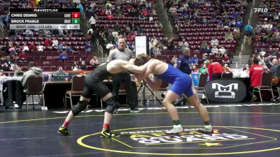 172 lbs Semifinal - Chris Dennis, Central Bucks West vs Brock Frable, Southern Lehigh