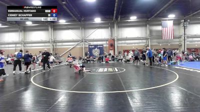 88 lbs Rr Rnd 8 - Emmanual Hurtado, Maine Hammahs - MSE vs Cidney Schaffer, Bad Karma - MSE