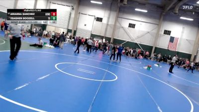 111-122 lbs Champ. Round 1 - Teaghen Boozell, Team Garcia vs Arianna Sanchez, Golden Eagle Wrestling Club